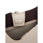 Ck Lv04k3176g Stone Lock Slouchy Small Shoulde Kadın Çanta – BEJ - Görsel 5