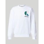 Ck Lv04rc285g Ls Eu 350terry Ck Bauhaus Logo C Erkek Sweatshirt - BEYAZ - Görsel 5