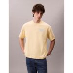 Ck Lv04rc808g Ss 16s Calvın Resort Scrıpt Grap Erkek Tshırt – SARI - Görsel 3