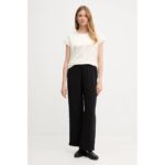 Ck Lv047c636g Double Gauze W/ Smocked Waı Kadın Pantolon – SİYAH