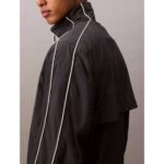 Ck Lv04rc505g Ls Crınkle Stand Collar Track Erkek Ceket – LACİVERT - Görsel 5