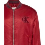 Ck Lv04rd524g Ls Jeans Tıpped Hero Bomber Erkek Ceket – BORDO - Görsel 3