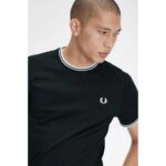 Fred Perry M1588 Twın Tıpped Erkek Tshırt – SİYAH - Görsel 3