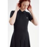 Fred Perry D9166 Pleated Tennıs Kadın Elbise – KREM - Görsel 5