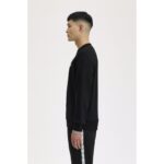 Fred Perry M7535 Crew Neck Erkek Sweatshırt – SİYAH - Görsel 2