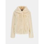 Guess W0bl0nwdch0 New Sophy Jacket Kadın Kaban – KREM - Görsel 5