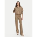 Guess V5yb11kcx42 Carla Flare Kadın Pantolon – KAHVERENGİ - Görsel 2