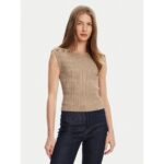 Guess W5yr10z0130 Sl Emmıe Tank Top Kadın Sweaters – KAHVERENGİ