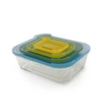 Jj 81060 Nest 4lü Cam Saklama Kapları Renkli – STANDART