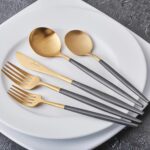 Colors 30 Prç Kaşık Seti Siyah Mat Altın – STANDART