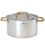 Metalix Titanyum Gold 8 Parça Tencere Seti – ALTIN-TİTANYUM - Görsel 2