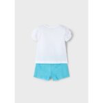 Mayoral 3211 Kız Çocuk Şort Takımı – BEYAZ - Görsel 2