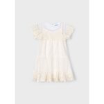 Mayoral 3909 Kız Çocuk Elbise – KREM - Görsel 4