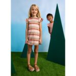 Mayoral 3926 Kız Çocuk Elbise – TURUNCU