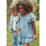 Mayoral 3912 Kız Çocuk Elbise – MAVİ