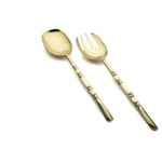 P327.801313 Natty 2li Salata Servis Takımı Altın – STANDART