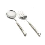 P327.801597 Lulu 2li Salata Servis Takımı Gümüş – STANDART