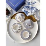 P380.104709 Fili E Fiori Mavi Beyaz 6lı Kahve Fincanı 90cc – STANDART - Görsel 2