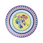 Bacı Mılano Mamma Mia 6'lı El Desenli Yemek Tabağı Seti 28 Cm – STANDART