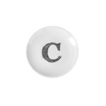 04a+p022299 Harf (c) Düz Tabak 17cm - STANDART