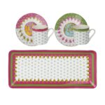 Lyhd 565 Estelle Bone 2lı Tepsilı Kahve Fıncanı Takımı – STANDART - Görsel 3