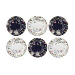 Lyhd 677 Fleurısse Bone 27cm 6lı Tabak Seti - STANDART