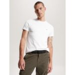 Th Mw0mw33202 Luxury Interlock Tee Erkek Tshırt – BEYAZ