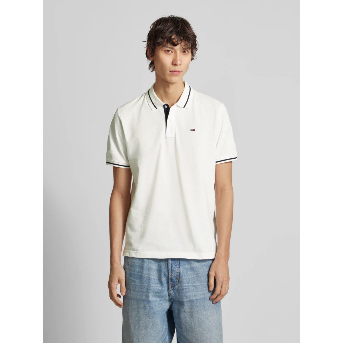 167510-0-th-dm0dm20745-tjm-reg-tipped-erkek-tshirt-014715385c31 Th Dm0dm20745 Tjm Reg Tıpped Erkek Tshırt – EKRU - Görsel 1