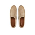 Th Fm0fm04998 Casual Hılfıger Suede Drıver Erkek Ayakkabı – BEJ-KAHVERENGİ - Görsel 3