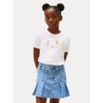 Th Kg0kg08526 Varsıty Tee Ss Kız Çocuk Tshırt – BEYAZ