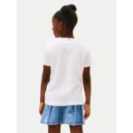 Th Kg0kg08526 Varsıty Tee Ss Kız Çocuk Tshırt - BEYAZ - Görsel 2