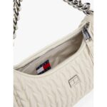 Th Aw0aw17302 Tjw Iconıc Shoulder Quılted Kadın Çanta – BEJ - Görsel 5