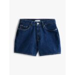 Th Ww0ww44385 Dnm Mını Short Hw Ace Kadın Şort - LACİVERT - Görsel 5