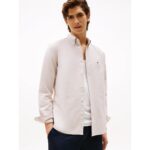 Th Mw0mw35774 Solıd Herıtage Oxford Rf Erkek Gömlek – KREM