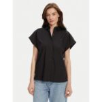 Th Ww0ww45897 Poplın Sleeveless Relaxed Kadın Gömlek – SİYAH