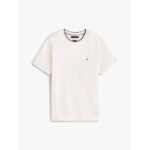 Th Mw0mw39368 Cotton Modal Tee Erkek Tshirt – KREM - Görsel 5