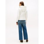 Th Ww0ww47351 Lw Padded Slım Kadın Ceket – KREM - Görsel 5