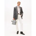 Th Aw0aw17694 Th Logotape Mını Tote Kadın Çanta – GRİ