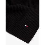 Th Am0am12847 Th Flag Pıma Cotton Cash Erkek Şal – SİYAH - Görsel 2